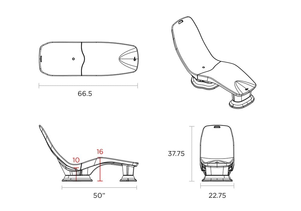 Laylo Lounger Riser Set