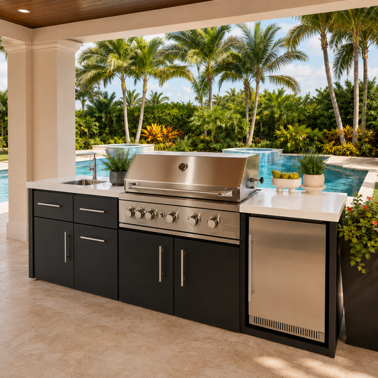 Emory 12' Outdoor Kitchen Island