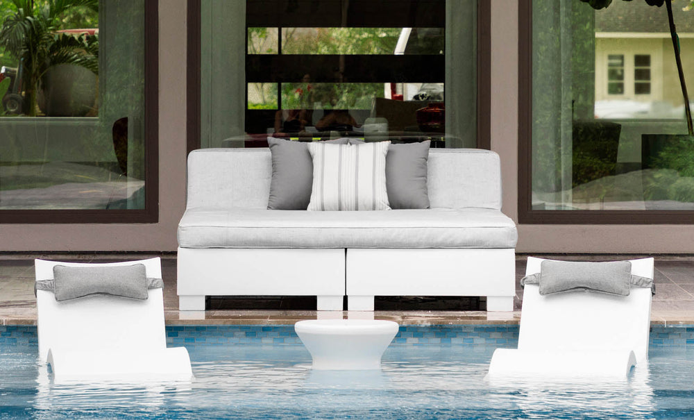 Affinity Square Sunbed with Backrest Cushion