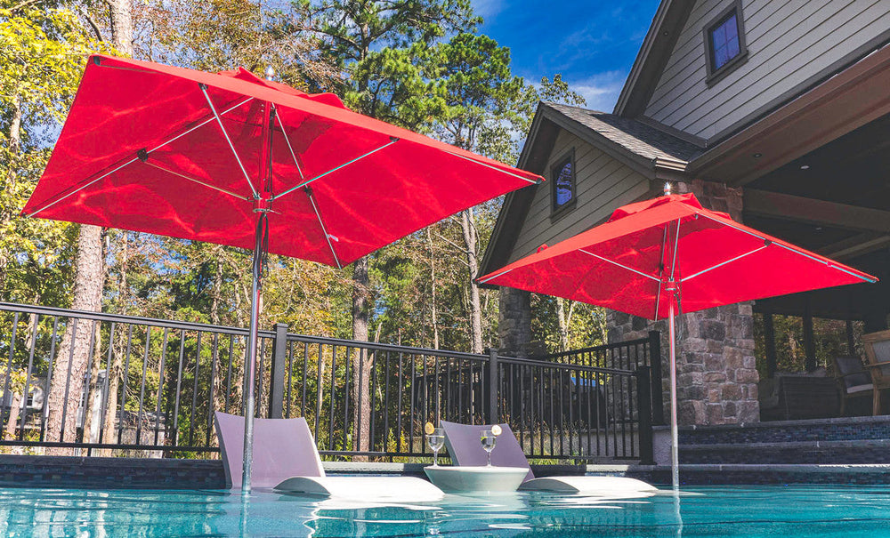 10' Square Pulley Premier Umbrella
