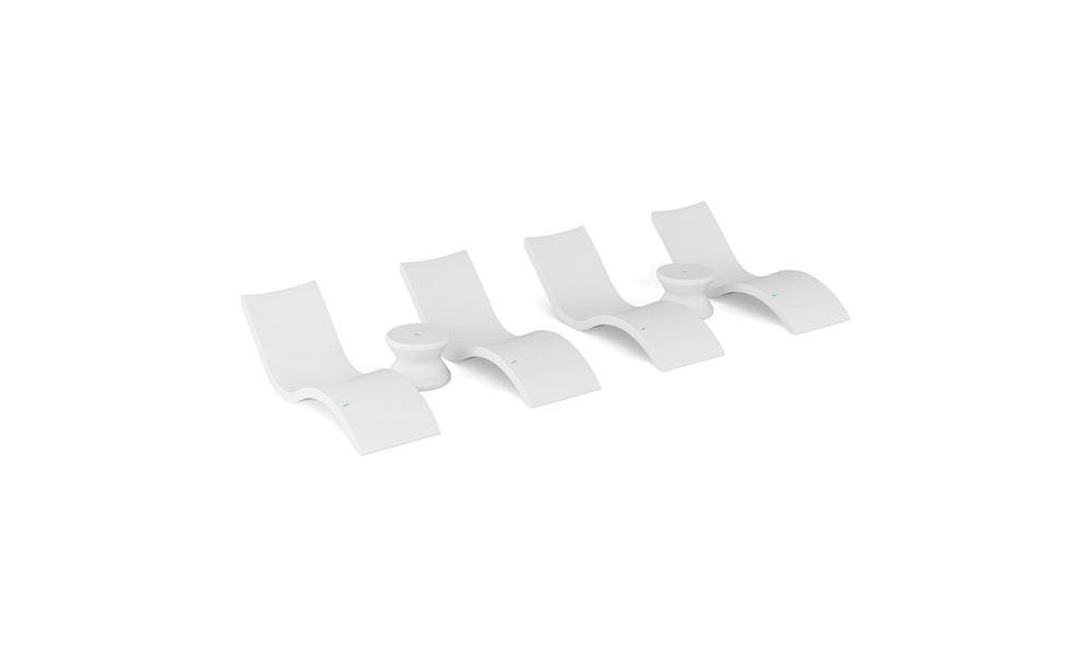 Signature Chaise and Side Table In-Pool 6-Piece Set