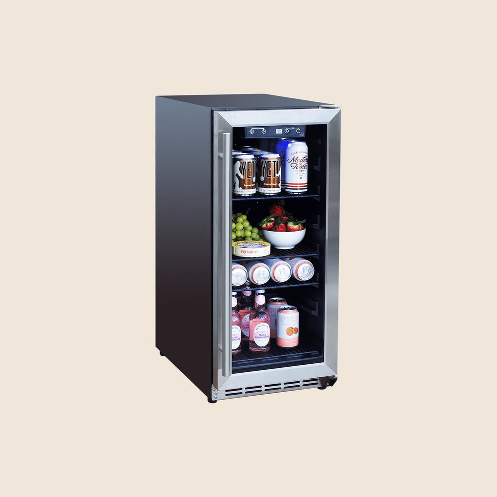 15" 3.2 Cu Outdoor Rated Refrigerator w/ Glass Door