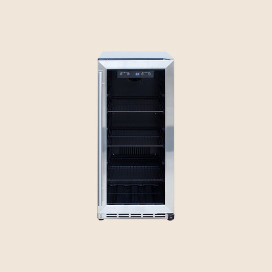 15" 3.2 Cu Outdoor Rated Refrigerator w/ Glass Door by Summerset