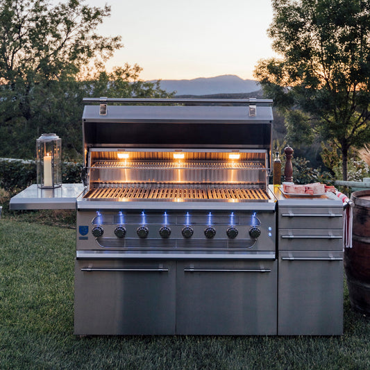 Freestanding Muscle - 54" Hybrid Grill by American Made Grills