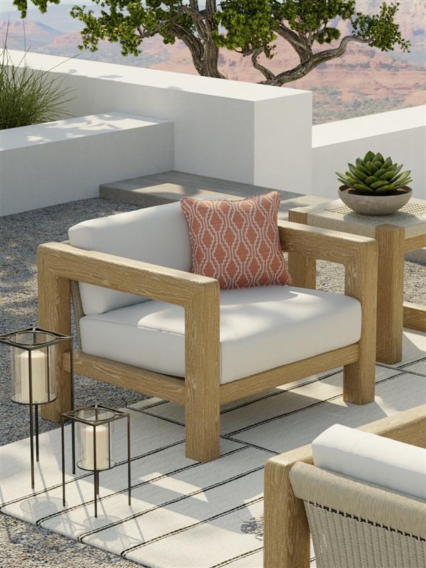 Sunset West Sedona Club Chair in Canvas Canvas, No Welt — View 2