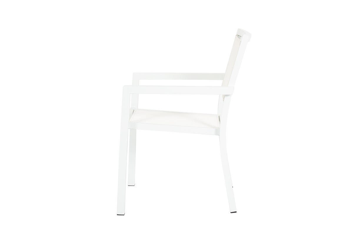 Sunset West Naples Stackable Sling Dining Chair — View 3