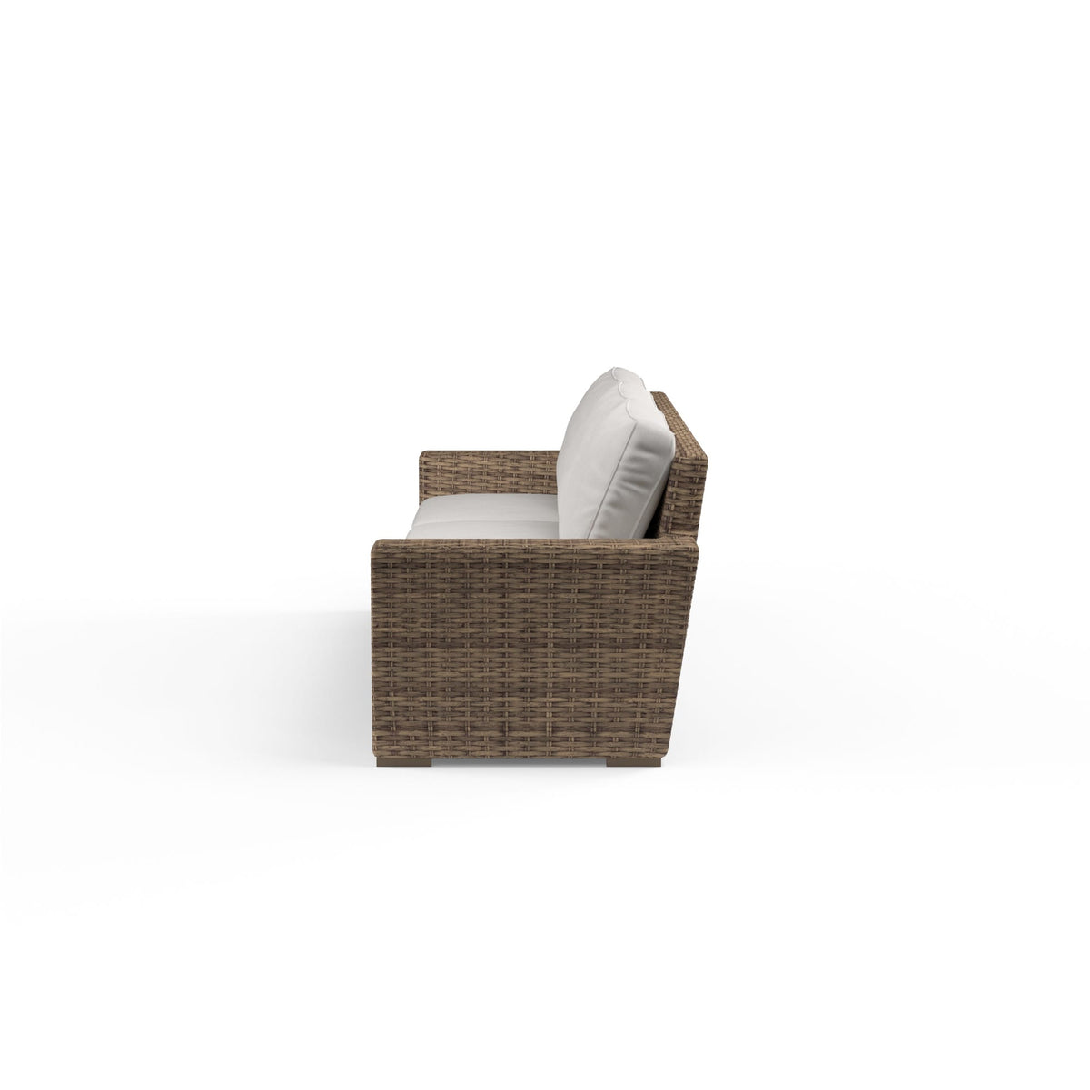 Sunset West Havana Sofa in Canvas Flax w/ Self Welt — View 5