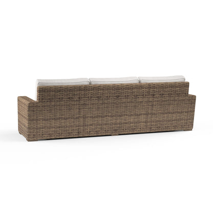 Sunset West Havana Sofa in Canvas Flax w/ Self Welt — View 3