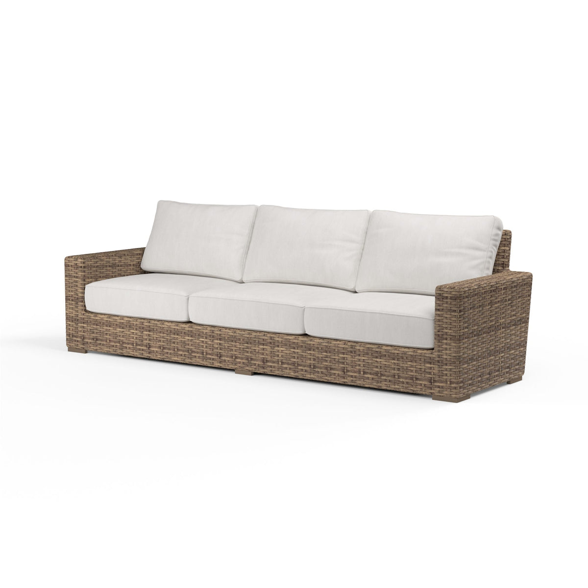 Sunset West Havana Sofa in Canvas Flax w/ Self Welt — View 6