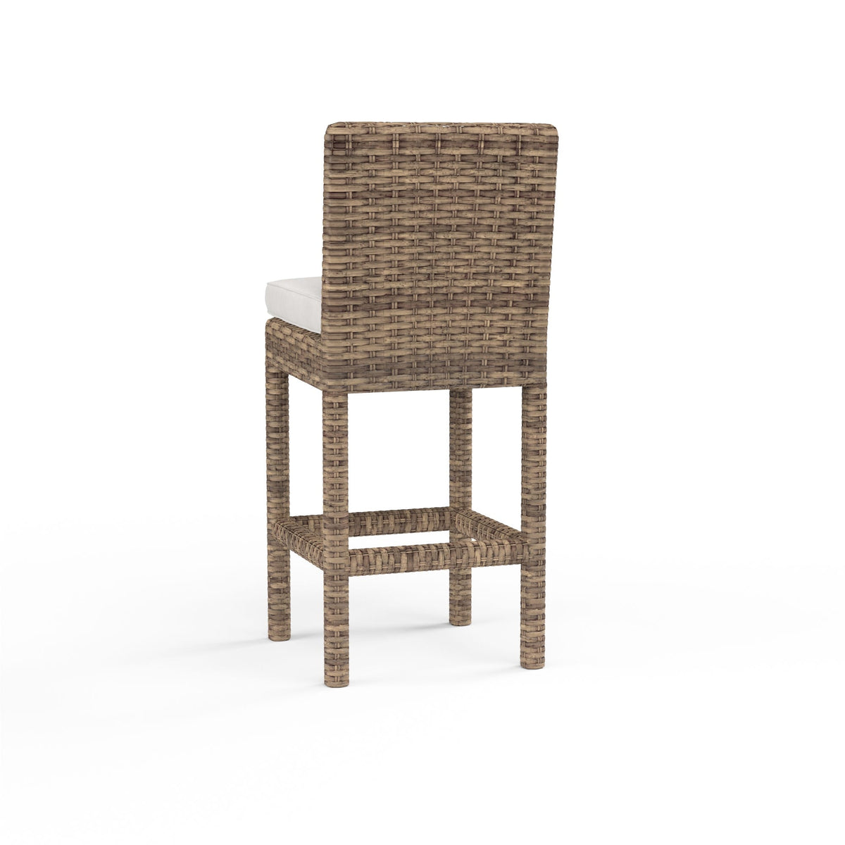 Sunset West Havana Barstool in Canvas Flax w/ Self Welt