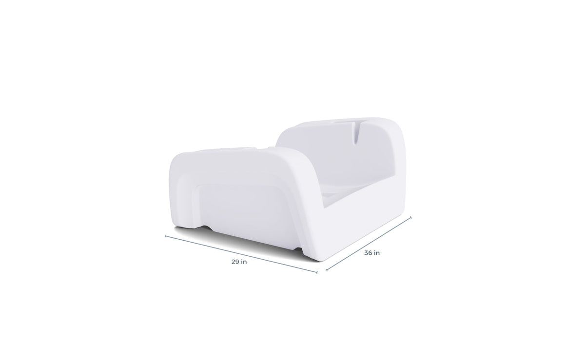 Ledge Signature Chaise Armrest Console