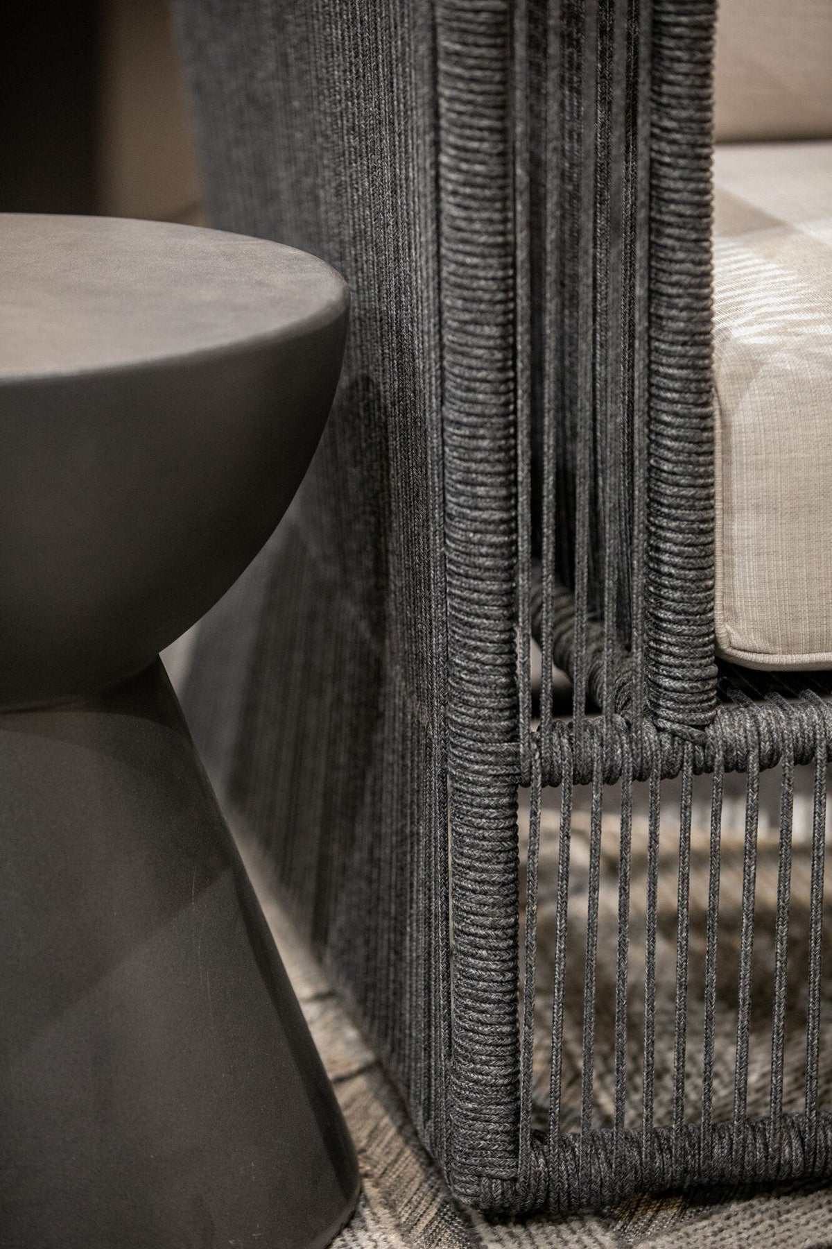 Sunset West Milano Sofa in Echo Ash w/ Self Welt — View 11