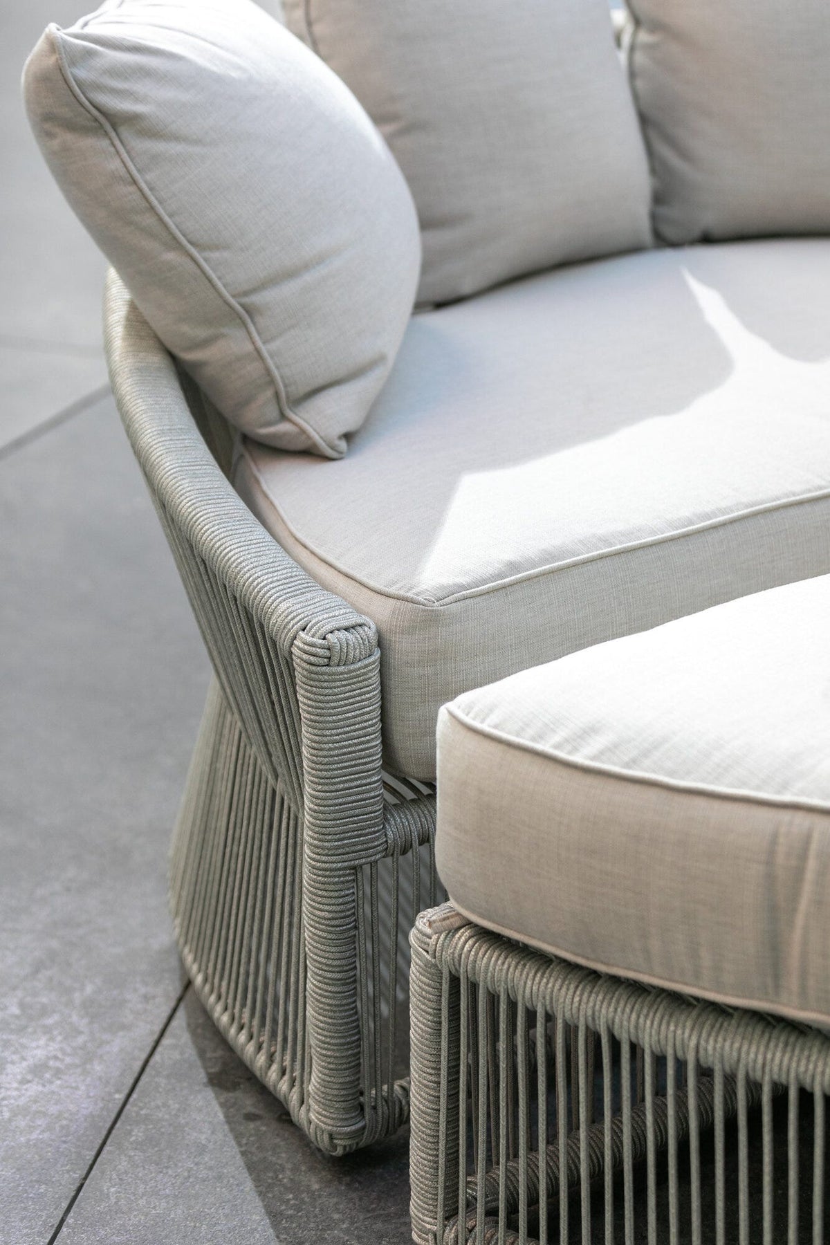 Sunset West Miami Daybed in Echo Ash w/ Self Welt — View 8