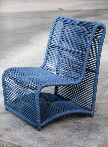 Sunset West Bazaar Marino Armless Club Chair in Navy — View 4