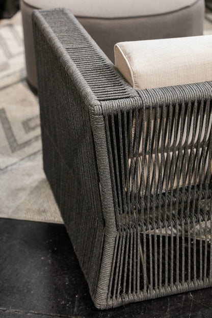 Sunset West Milano Sofa in Echo Ash w/ Self Welt — View 10