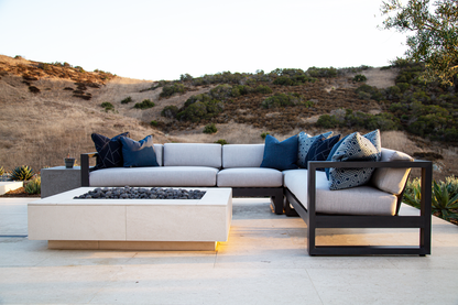 Sunset West Redondo Sectional in Cast Silver, No Welt — View 11
