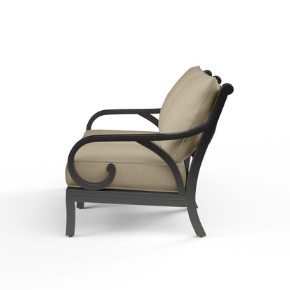 Sunset West Monterey Loveseat in Linen Stone w/ Selt Welt