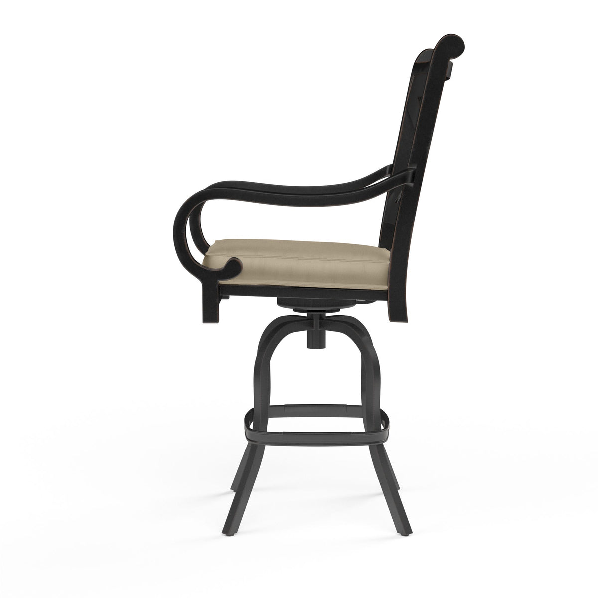 Sunset West Monterey Barstool in Linen Stone w/ Selt Welt