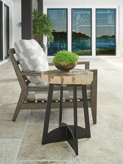 Tommy Bahama Outdoor Alfresco Living Petrified Wood Table — View 2