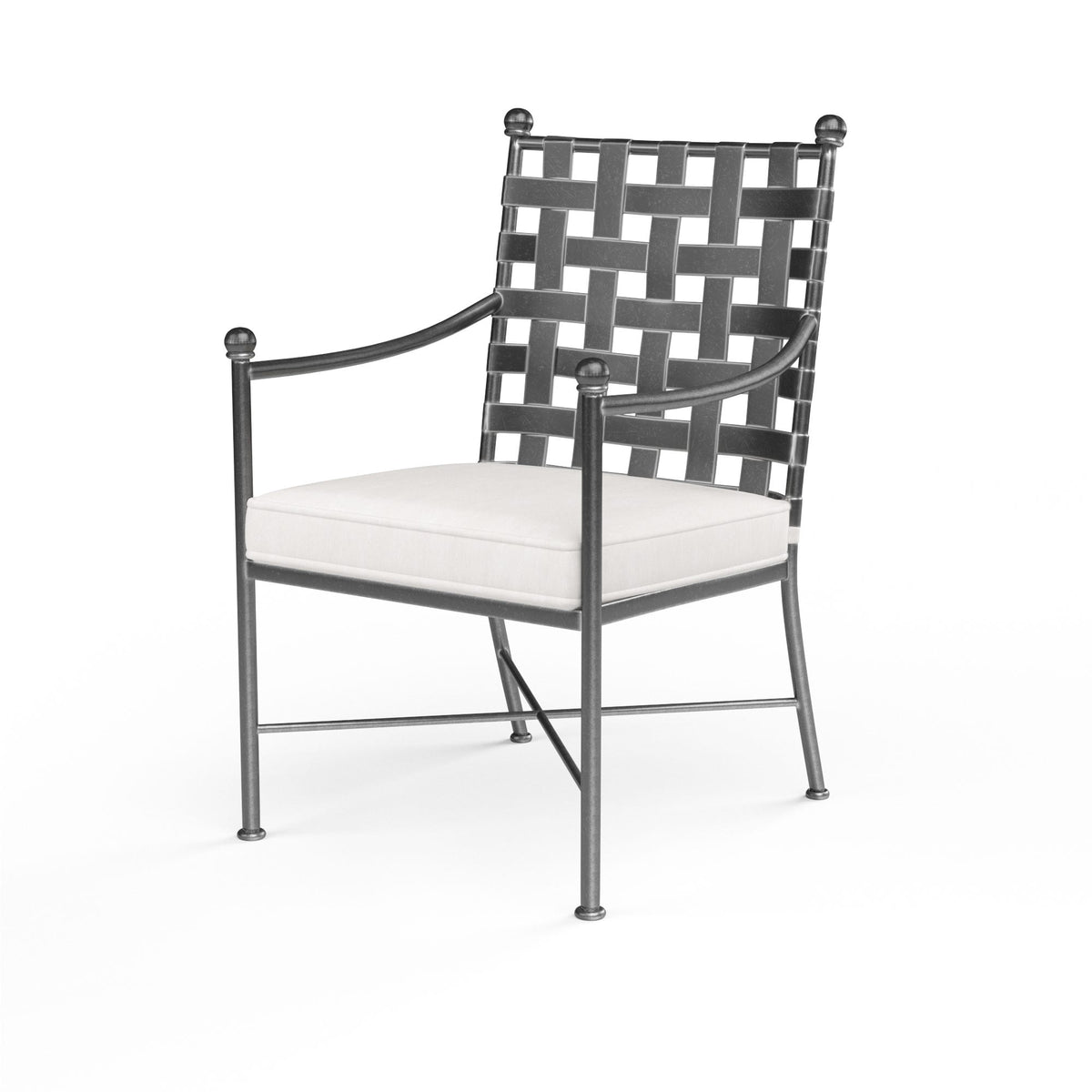 Sunset West Provence Dining Chair in Canvas Flax w/ Self Welt — View 5