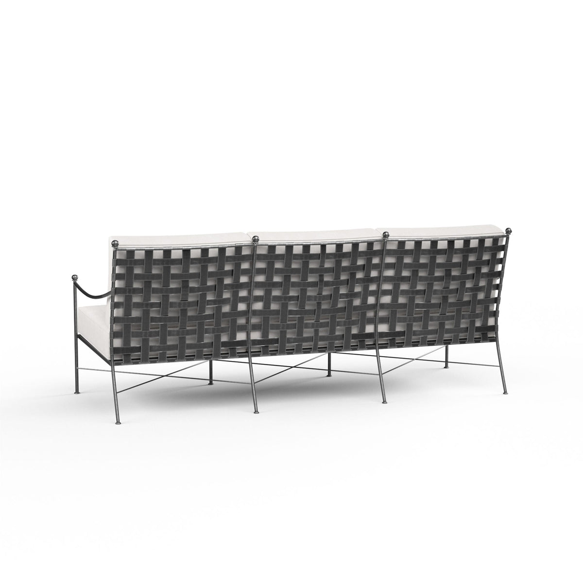 Sunset West Provence Sofa in Canvas Flax w/ Self Welt — View 2