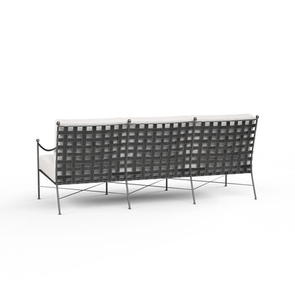 Sunset West Provence Sofa in Canvas Flax w/ Self Welt — View 2