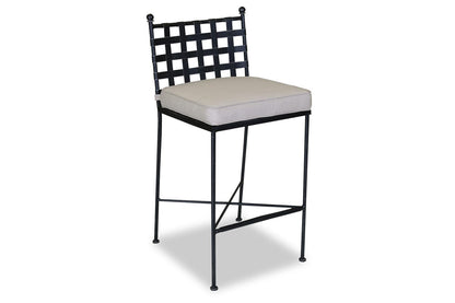 Sunset West Provence Barstool in Canvas Flax w/ Self Welt — View 7