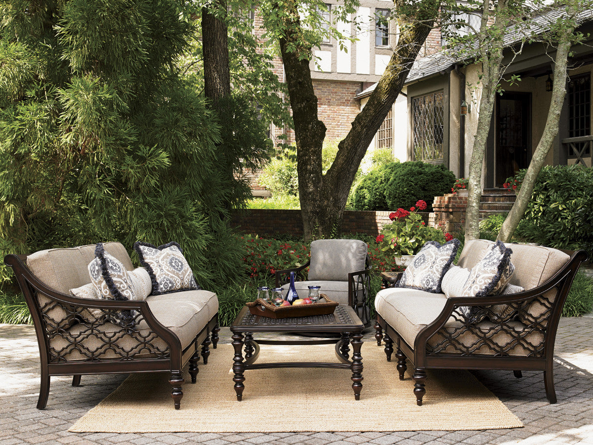 Tommy Bahama Outdoor Royal Kahala Black Sands Sofa — View 2