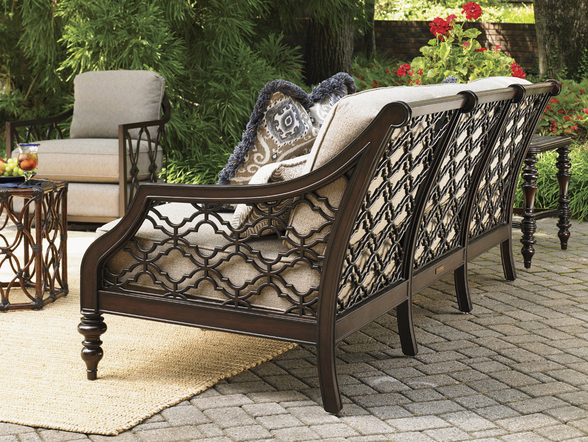 Tommy Bahama Outdoor Royal Kahala Black Sands Sofa — View 3