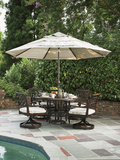 Tommy Bahama Outdoor Royal Kahala Black Sands Dining Table W/Cast Top — View 2