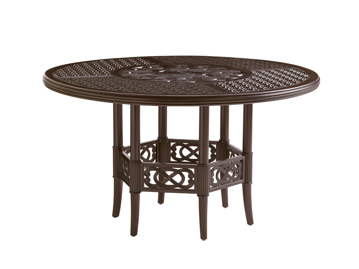 Tommy Bahama Outdoor Royal Kahala Black Sands Dining Table W/Cast Top