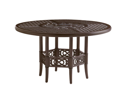 Tommy Bahama Outdoor Royal Kahala Black Sands Dining Table W/Cast Top