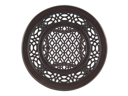 Tommy Bahama Outdoor Royal Kahala Black Sands Round End Table — View 4