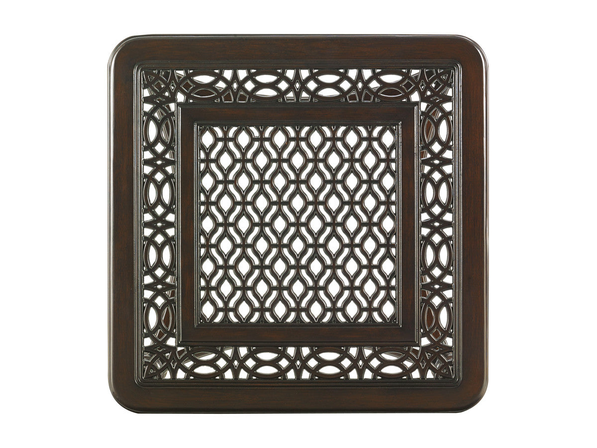 Tommy Bahama Outdoor Royal Kahala Black Sands Square End Table — View 4