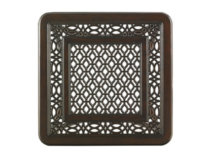 Tommy Bahama Outdoor Royal Kahala Black Sands Square End Table — View 4