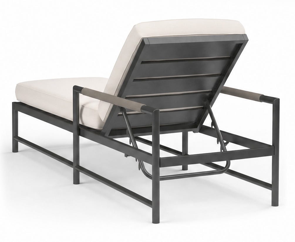 Sunset West Pietra Chaise in Echo Ash, No Welt — View 6