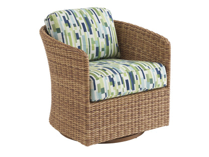 Tommy Bahama Outdoor Palm Desert Poolside Swivel Occassional Chair