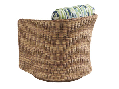 Tommy Bahama Outdoor Palm Desert Poolside Swivel Occassional Chair — View 3