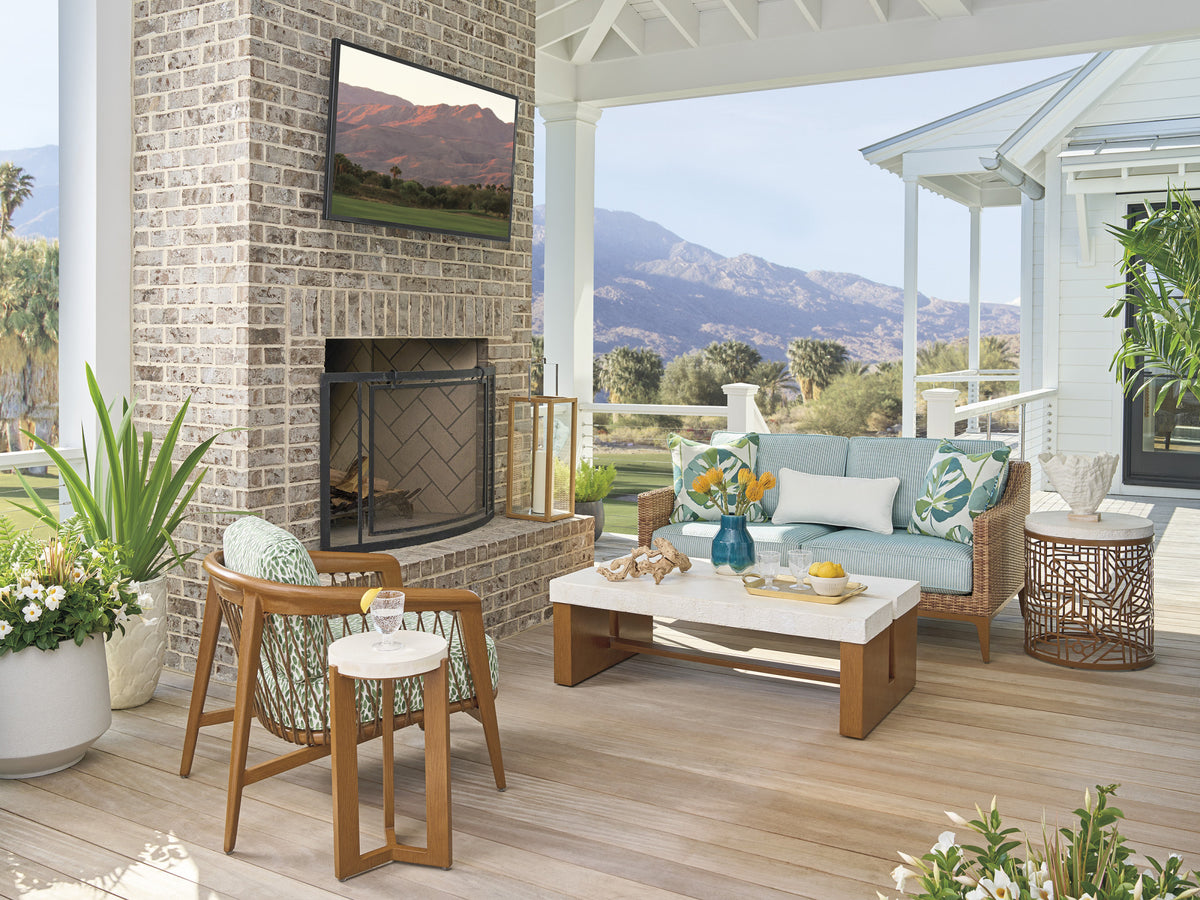 Tommy Bahama Outdoor Palm Desert Poolside Accent Table — View 3
