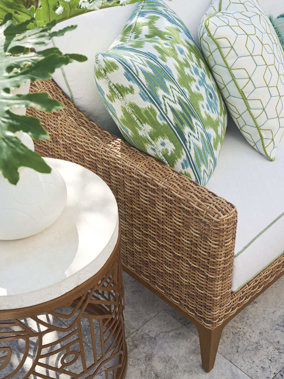 Tommy Bahama Outdoor Palm Desert Poolside Sofa — View 3