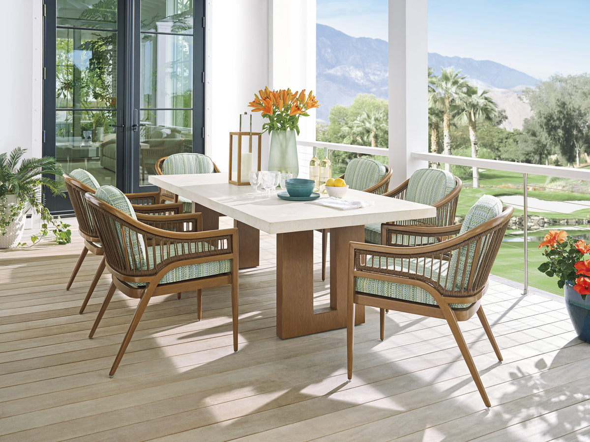 Tommy Bahama Outdoor Palm Desert Poolside Rectangular Dining Table — View 2