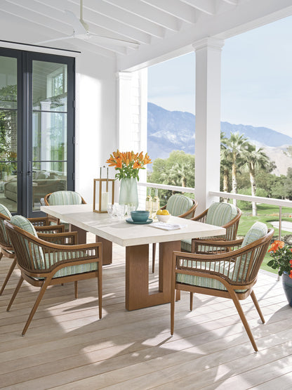 Tommy Bahama Outdoor Palm Desert Poolside Rectangular Dining Table — View 3