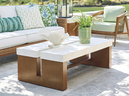 Tommy Bahama Outdoor Palm Desert Poolside Rectangular Cocktail Table — View 2