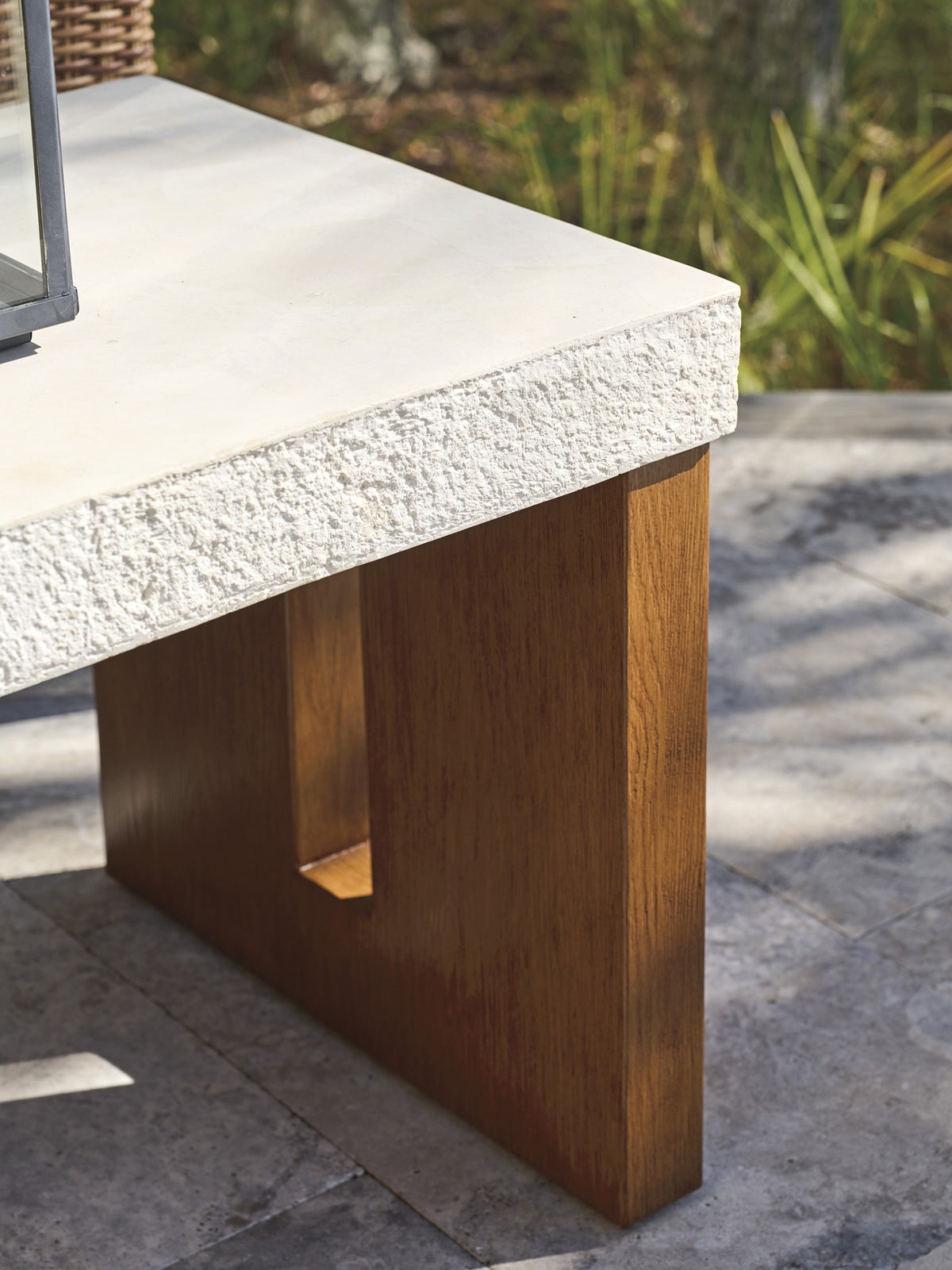 Tommy Bahama Outdoor Palm Desert Poolside Rectangular End Table — View 4