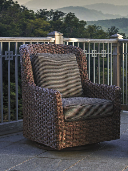 Tommy Bahama Outdoor Kilimanjaro Swivel Glider Chair — View 2
