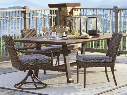 Tommy Bahama Outdoor Kilimanjaro Swivel Rocker Dining Chair — View 2