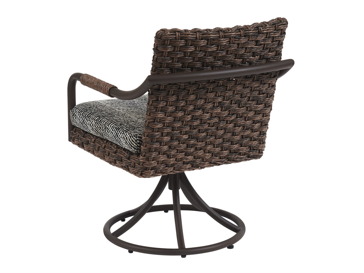 Tommy Bahama Outdoor Kilimanjaro Swivel Rocker Dining Chair — View 4
