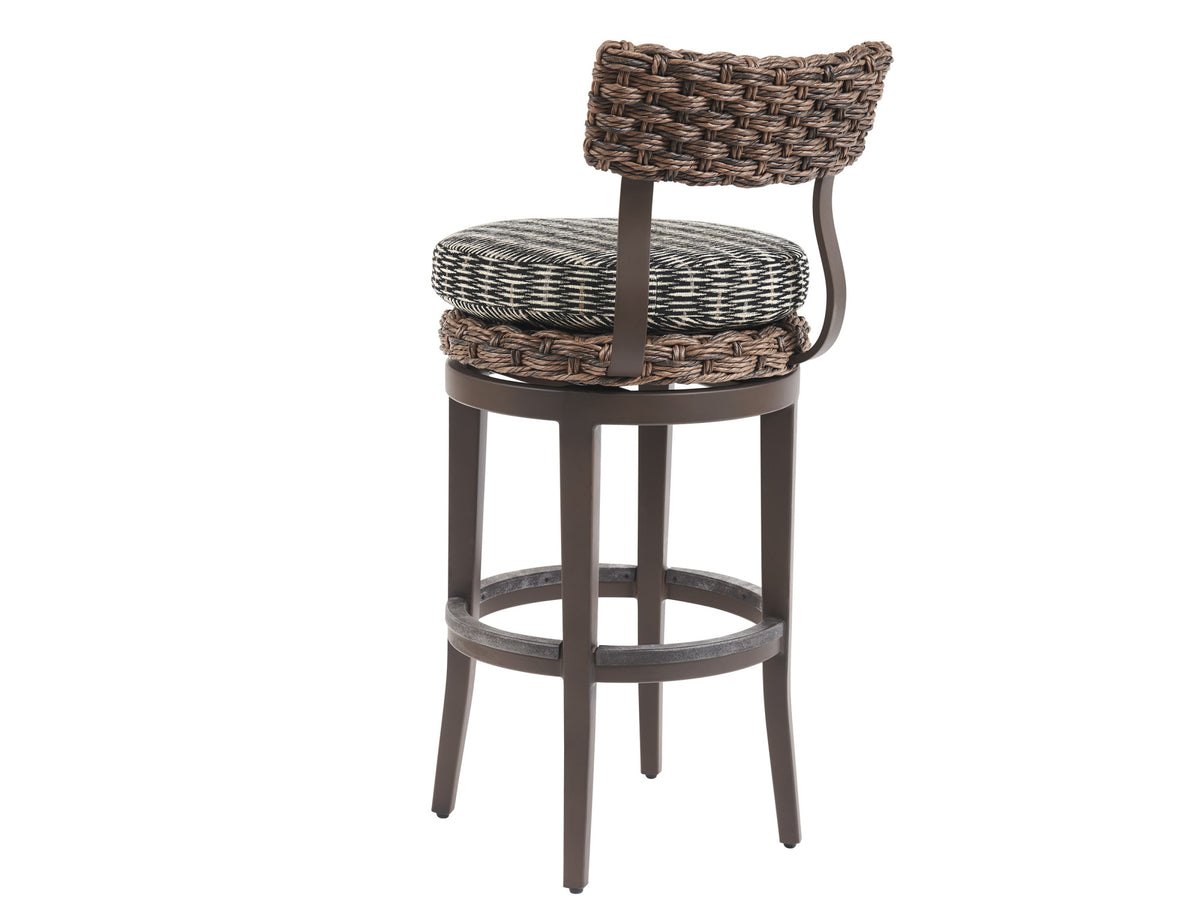 Tommy Bahama Outdoor Kilimanjaro Swivel Bar Stool — View 3