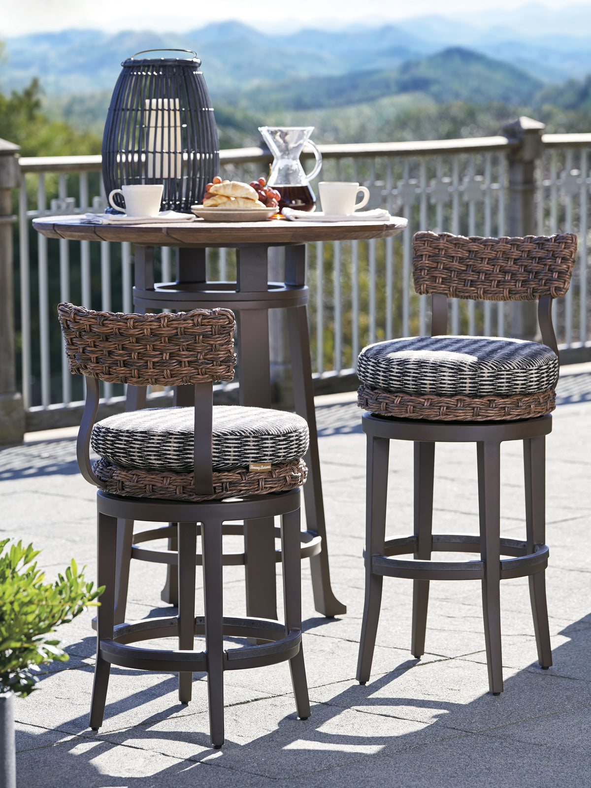 Tommy Bahama Outdoor Kilimanjaro Round Bistro Table — View 2