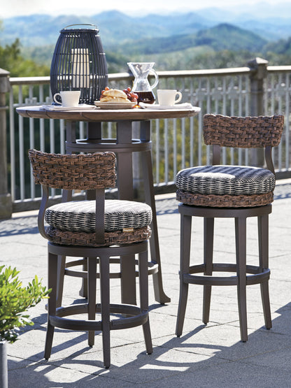 Tommy Bahama Outdoor Kilimanjaro Swivel Bar Stool — View 2
